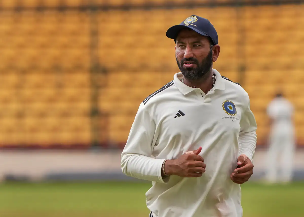 this image is cheteswar pujara