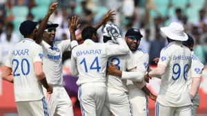 it is a cricket image of india vs england match.